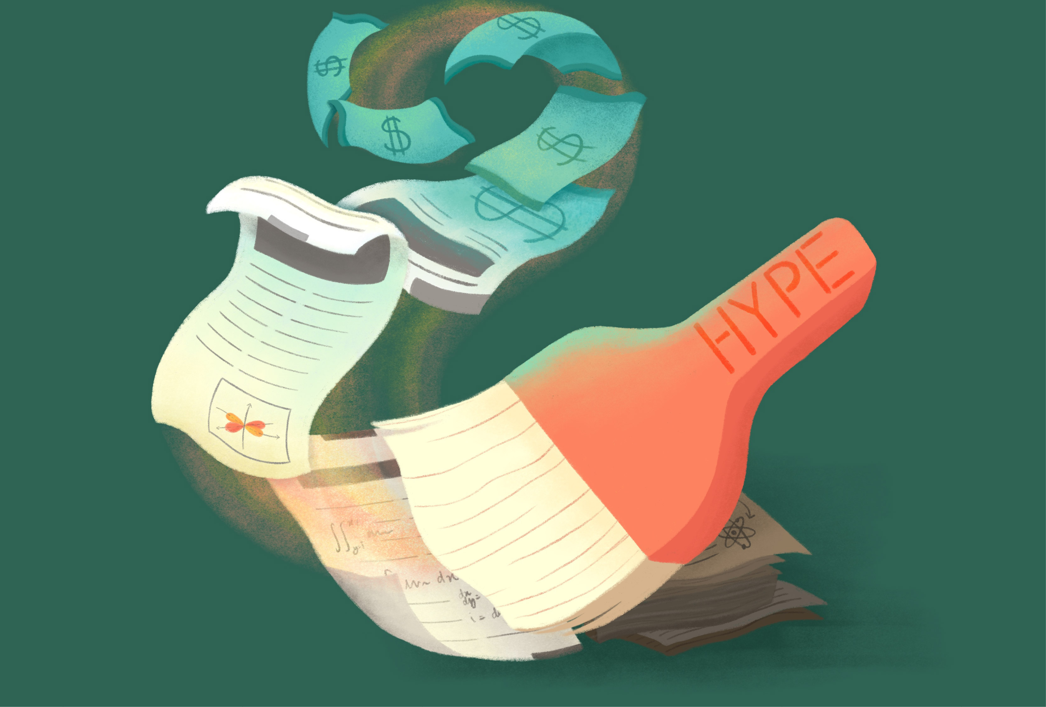 2. Hype for visibility and funding