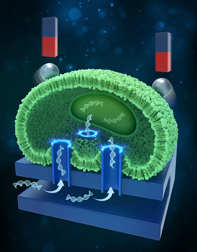 hollow nanostraws illustration