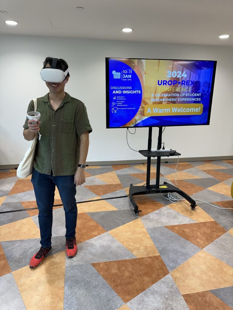 UROPS REx Conference Yan Zhi VR Headset 2024 5